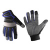 Zero Friction Ultra Suede Universal-Fit Work Glove, Blue WG100012
